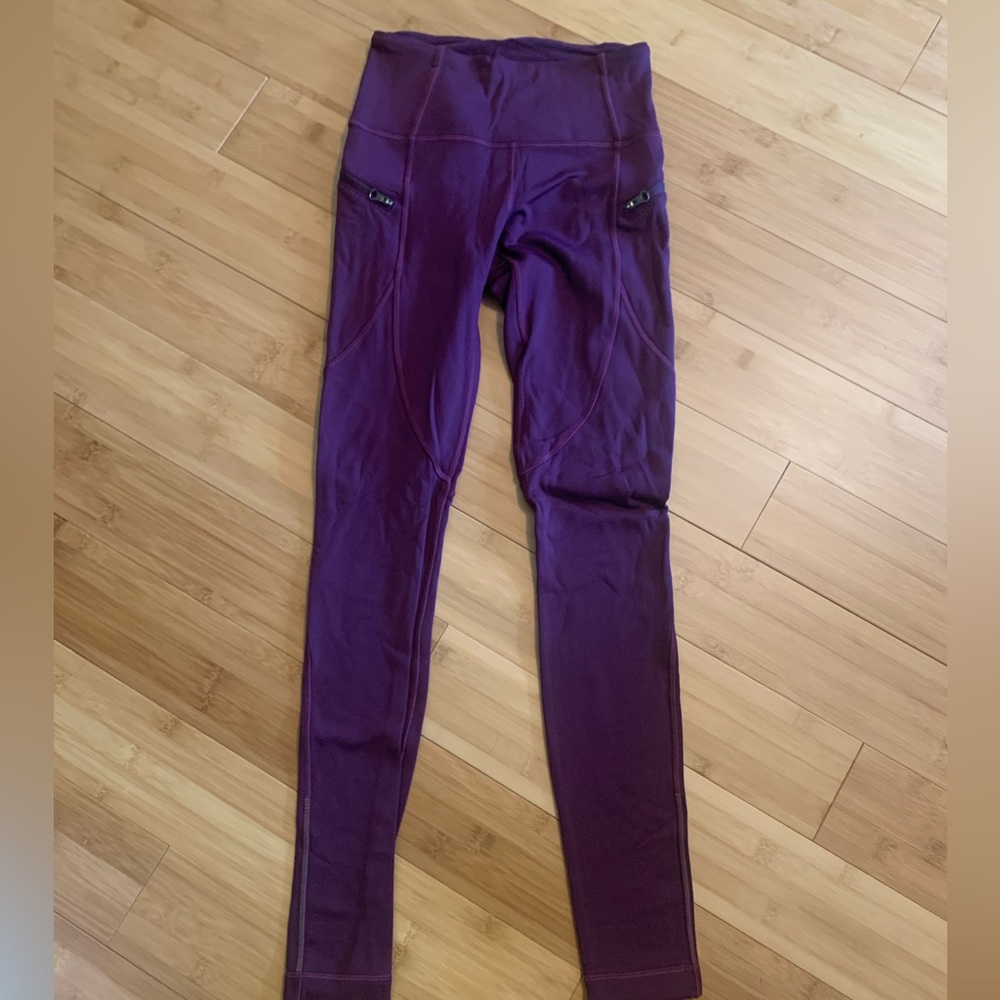 Lululemon fleece lined leggings size 4